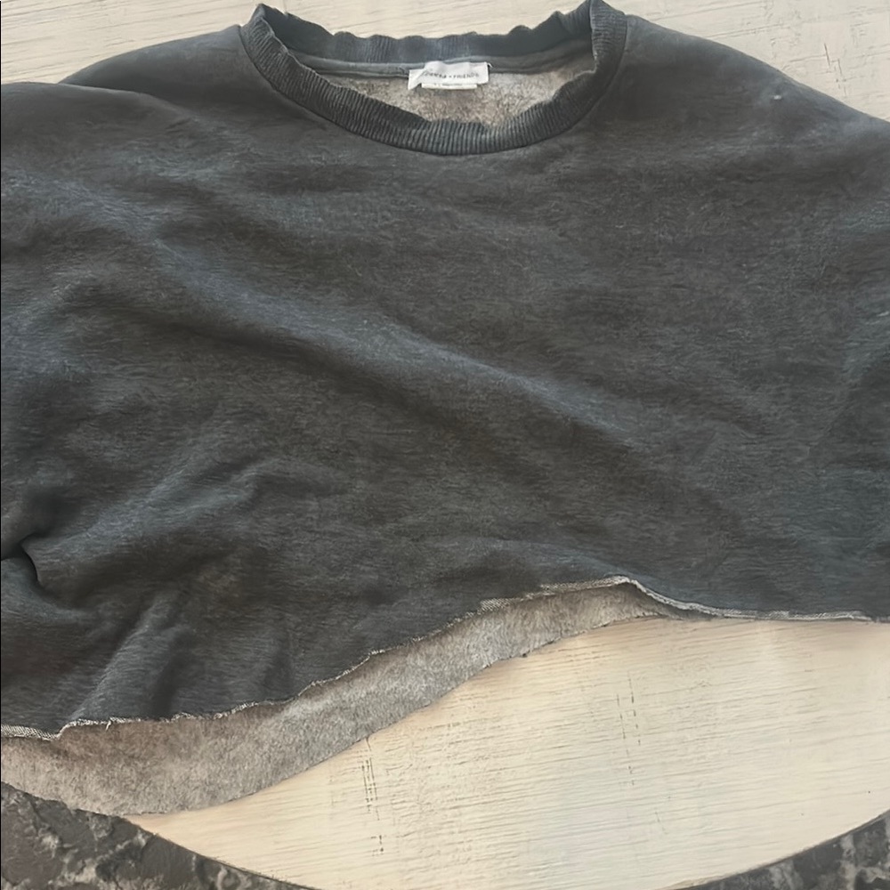 Lovers + Friends Charcoal Knit Top